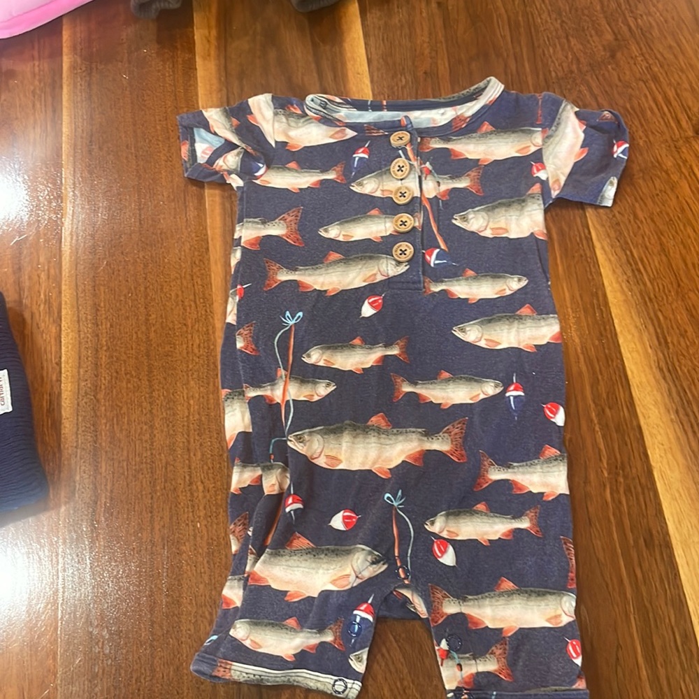 Posh peanut fish romper